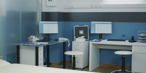 Consultório médico vazio